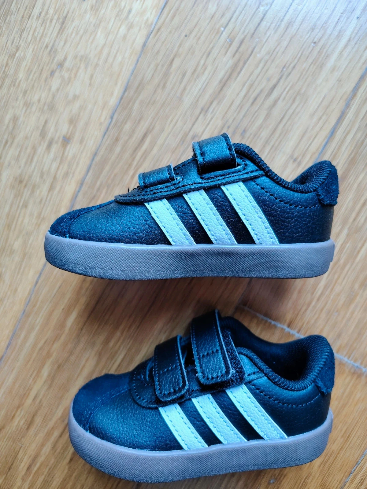 Tênis infantil adidas original Vl Court para skate toddler – photo 5